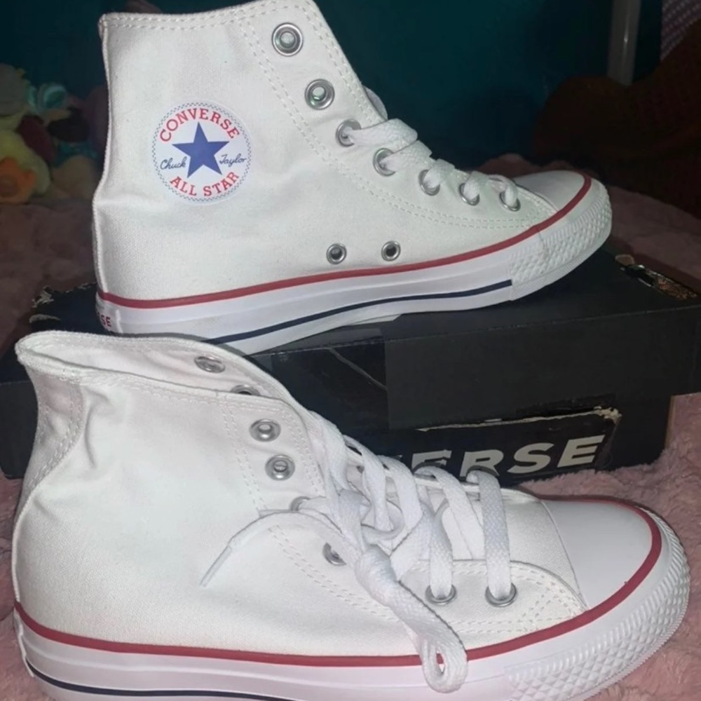 White high top converse